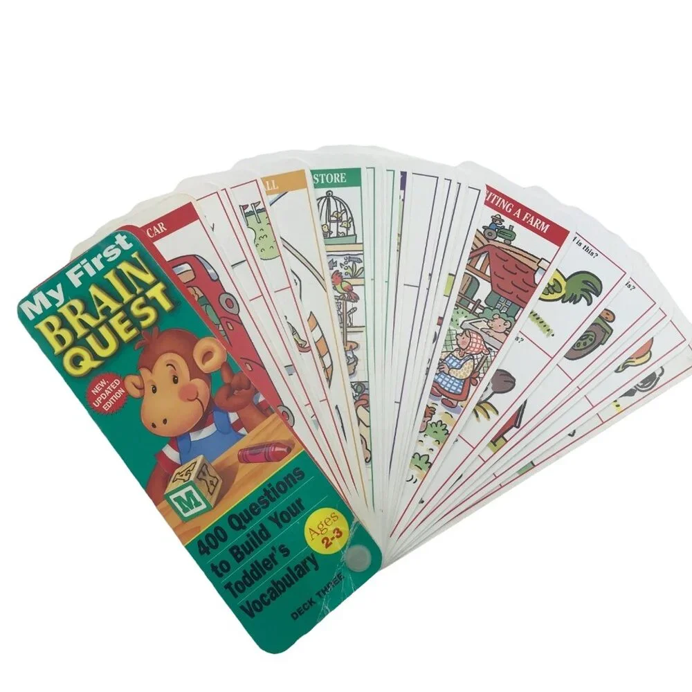 My First Brain Quest Build Toddler Vocabulary Flash Cards